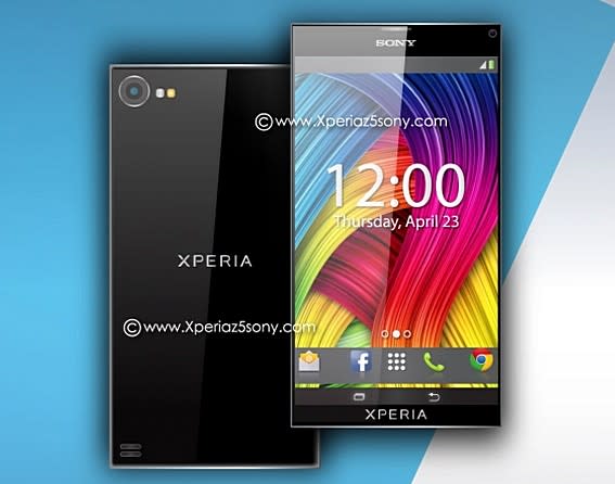 ▲目前在網路上，已開始流傳Sony Xperia Z5的設計概念圖。