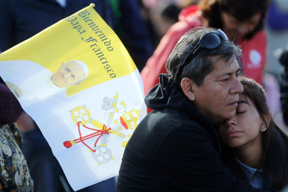 (FOTOS) El recibimiento que le han dado al Papa en Chile