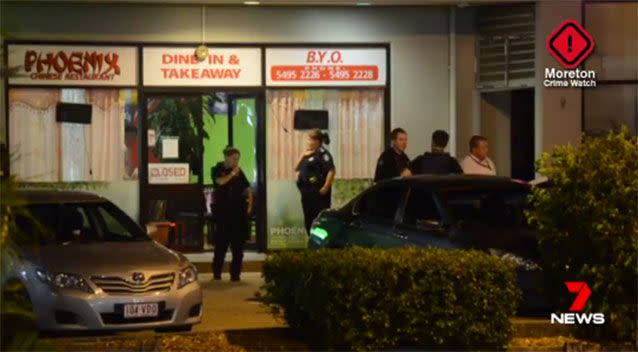 The Chinese restaurant in Morayfield. Picture: 7 News