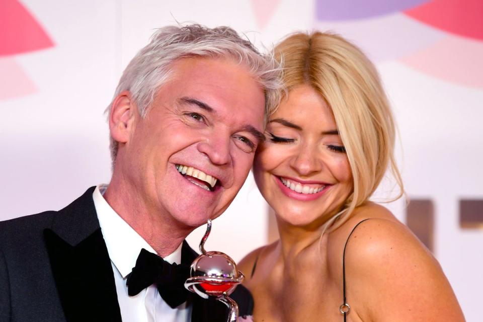 Phillip Schofield and Holly Willoughby at the National Television Awards 2019 (PA) (PA Archive)