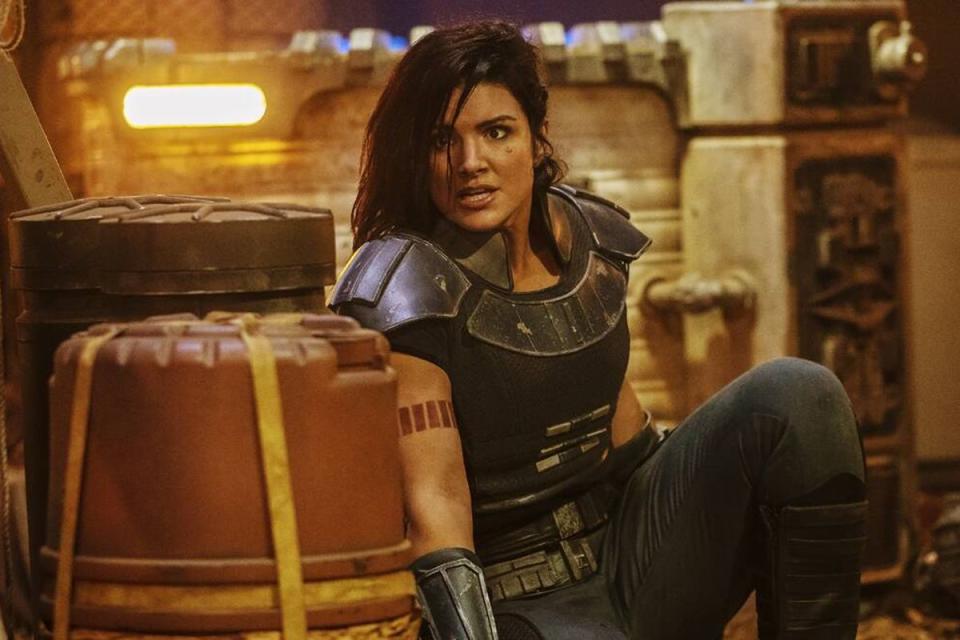 Gina Carano in The Mandalorian (Credit: Disney)