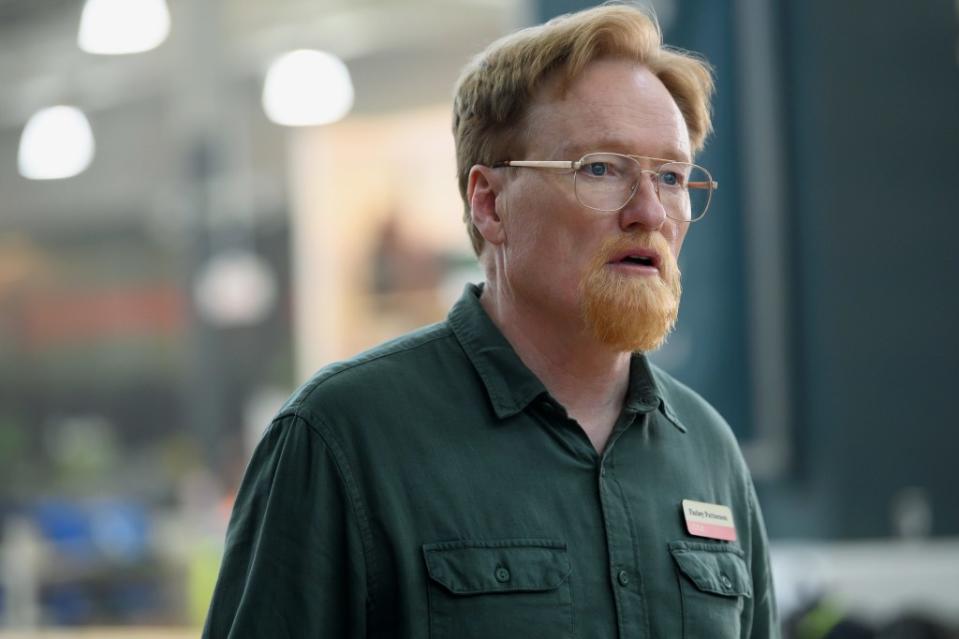 PLEASE DON’T DESTROY — Pictured: Conan O’Brien as Farley— (Photo by: Anne Marie Fox/Peacock/Universal Studios)