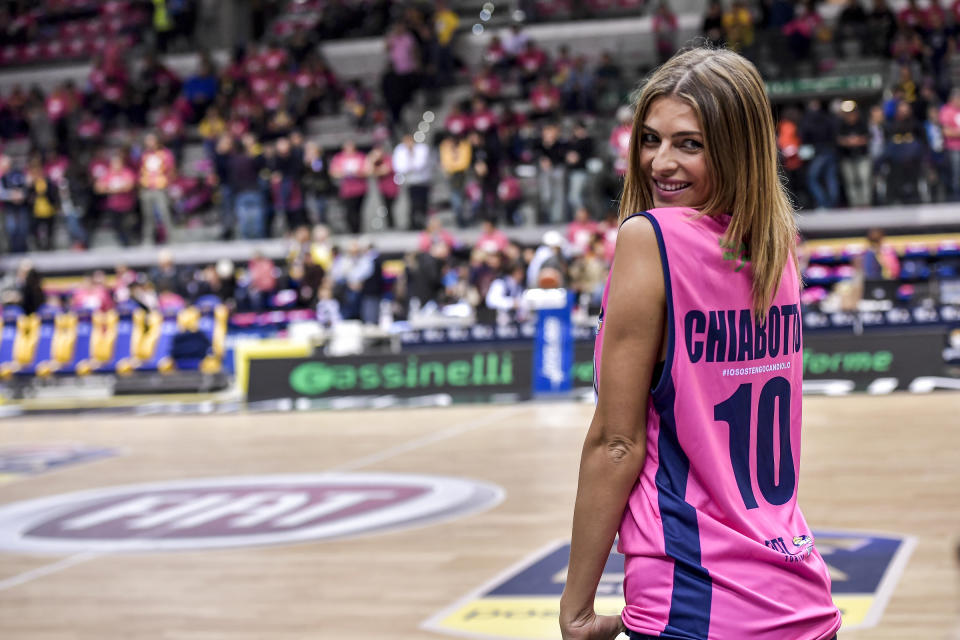 La Chiabotto il 4 novembre 2018, a Torino, in occasione del match Fiat Torino Vs Armani Exchange Milano. (Foto Marco Alpozzi - LaPresse)