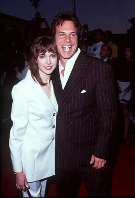 Bill Paxton and gal at the Westwood premiere of Twister