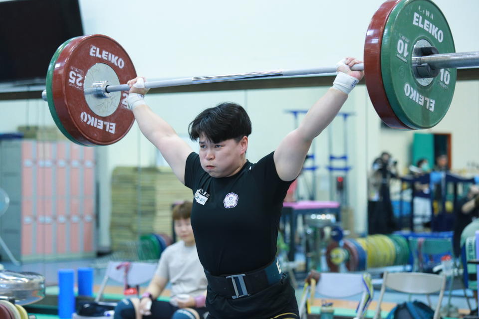 陳玟卉將在巴黎奧運舉重女子71公斤出擊。（王毓健／攝）