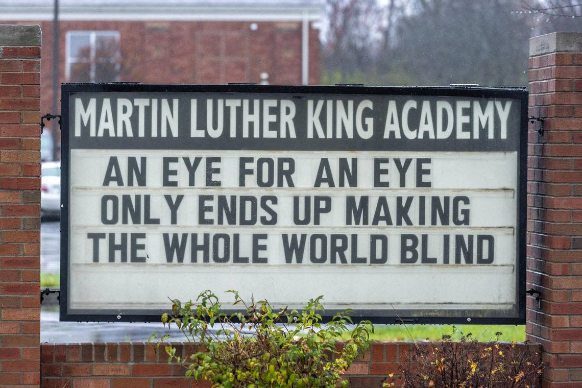 Martin Luther King Jr. Academy for Excellence at 2200 Liberty Rd. In Lexington, Ky., is photographed on Tuesday, Nov. 21, 2023.