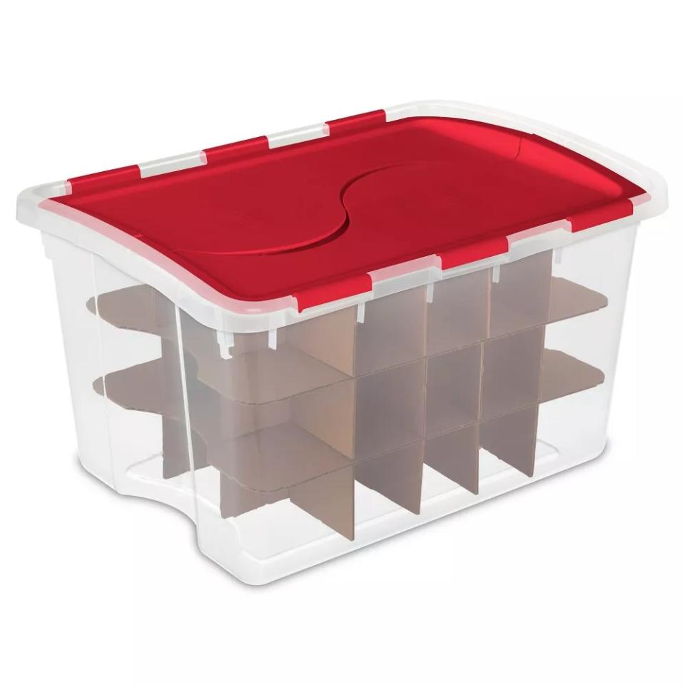 Brightroom 48-quart Flip Lid Ornament Box