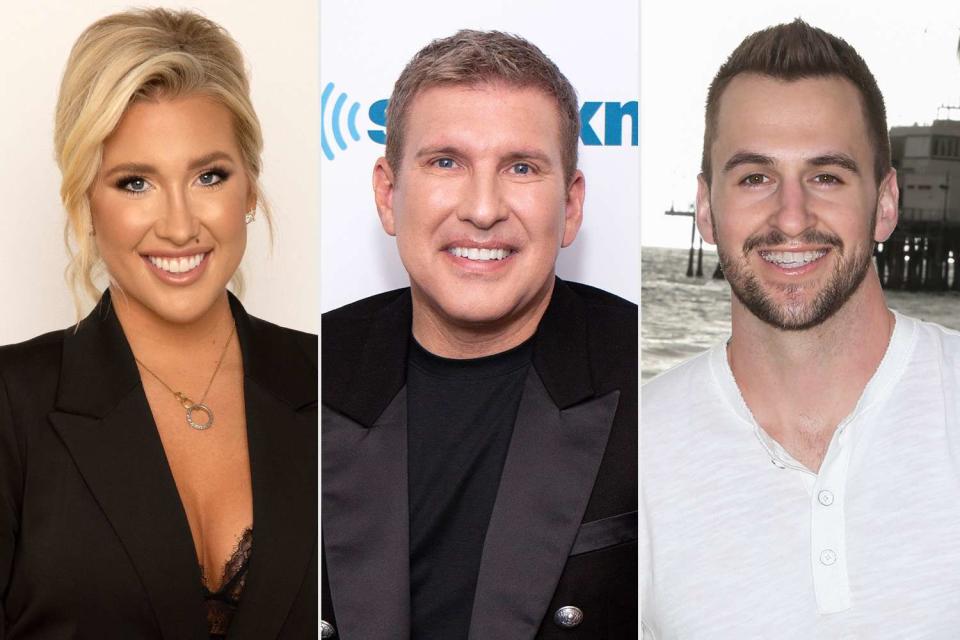 <p>Getty</p> From left: Savannah Chrisley, Todd Chrisley and Nic Kerdiles