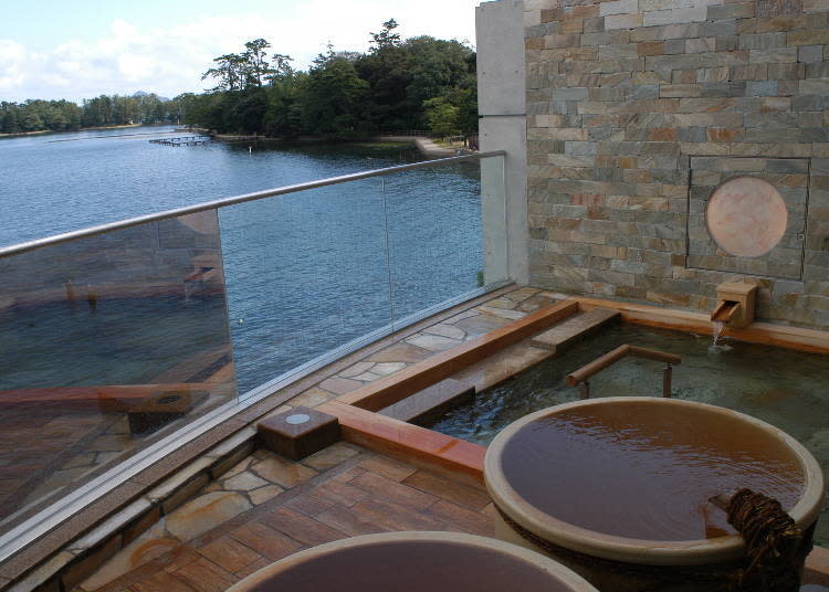 露天浴池「壺湯」、「天照之湯」