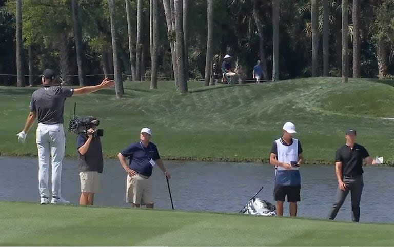 El intercambio de Jordan Spieth y Rory McIlroy en el hoyo 7 de The Players