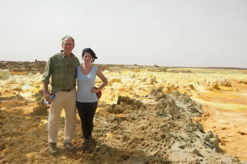 George W. Bush and Jaclyn Sienna Charles in Ethiopia.