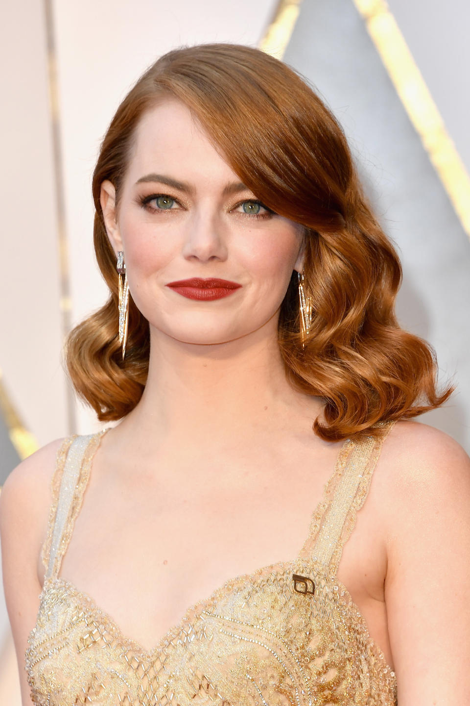 A closeup of Emma Stone