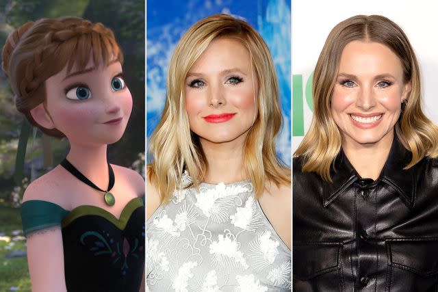 <p>Walt Disney Pictures/courtesy Everett; Kurt Krieger/Corbis via Getty; Elyse Jankowski/Getty</p> Kristen Bell as Anna in Frozen