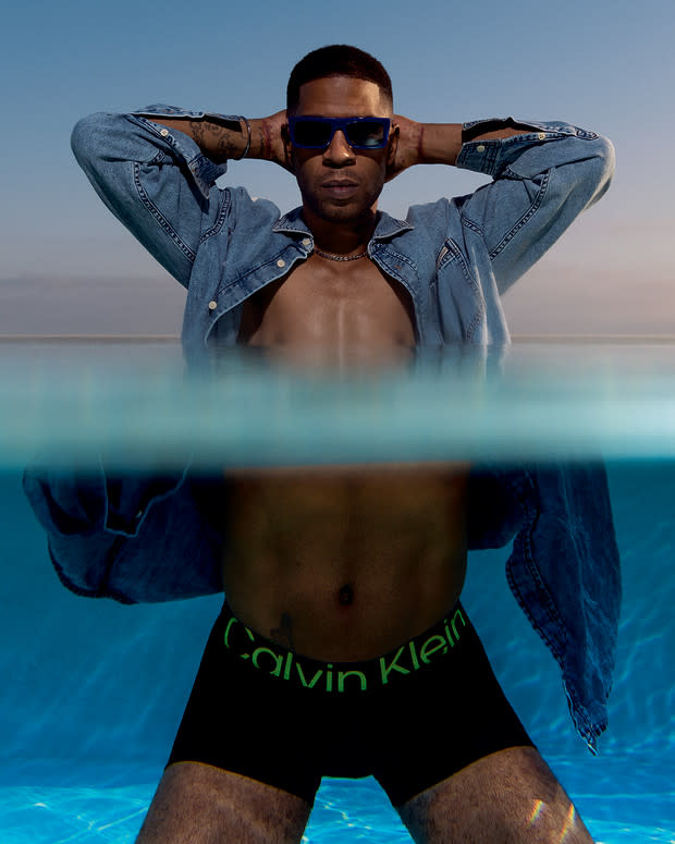 <p>Kid Cudi for Calvin Klein Fall 2023. Photo: Inez & Vinoodh/Courtesy of Calvin Klein</p>