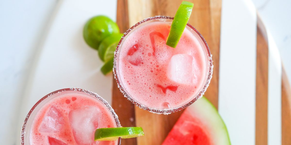 non alcoholic easter drinks watermelon margarita mocktail