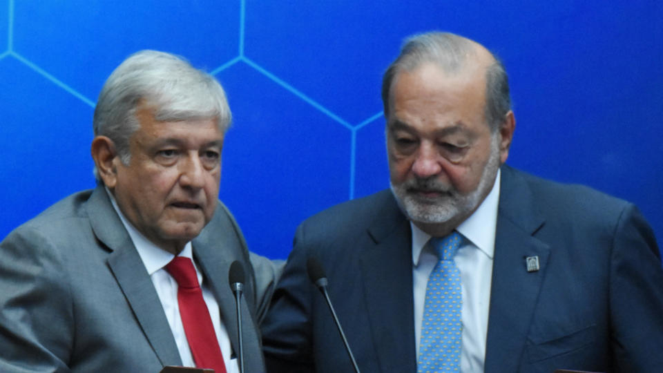 Slim y AMLO