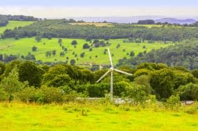 wind mill in countryside