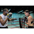 <h2>Adriana Lima</h2> <p>Sparring with former champion boxer and international fitness expert Michael Olajide, Jr., at <a rel="nofollow noopener" href="http://www.aerospacenyc.com/" target="_blank" data-ylk="slk:Aerospace;elm:context_link;itc:0;sec:content-canvas" class="link ">Aerospace</a> in NYC.</p> <h4>Getty Images</h4>