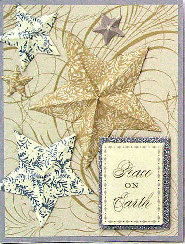 Created with the Anna GriffinÂ® Cecile Holiday Paper Crafting Kit
