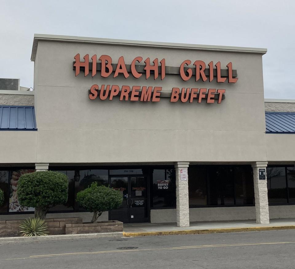 Hibachi Grill Supreme Buffet near Lowe's Home Improvement has closed, but the restaurant is planning to open in a new location at 1039 S. College Road, Wilmington in spring 2024.