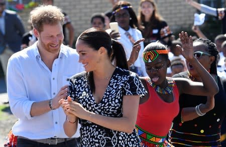 Prince Harry and Meghan begin their Africa tour in Cape Town