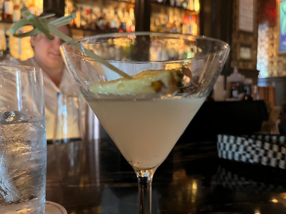 pepper's ghost martini from abracadabar at disney's boardwalk