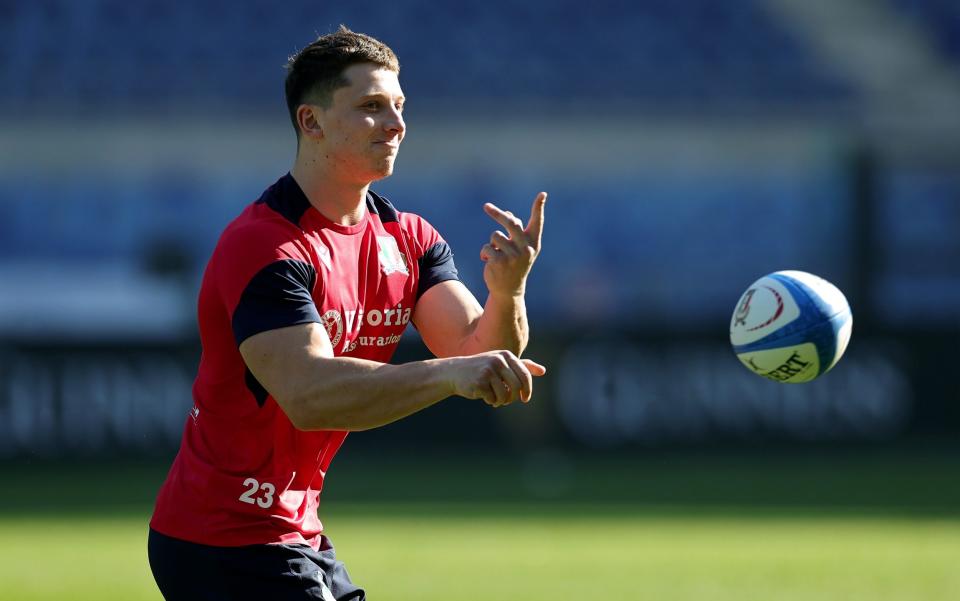 Ross Vintcent before Italy's match against England in the Six Nations