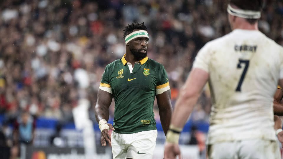 The Springboks got the better of England in a tense semifinal in this year's tournament. - Jeanne Accorsini/Sipa/AP