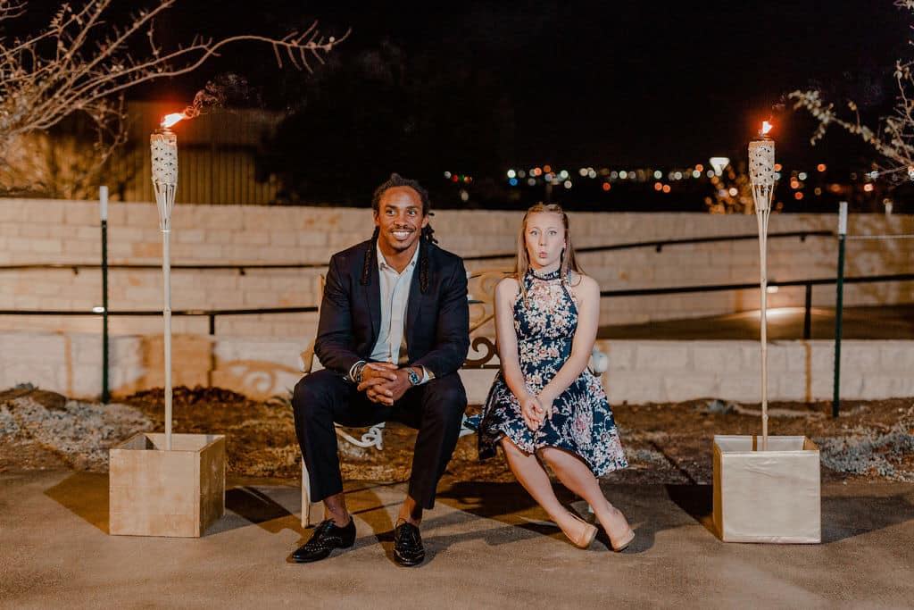 Audrey Soape was nervous to meet her date but, said the NFL player Anthony Harris broke the ice by asking her about her day and talking about football. / Credit: Vember Photo