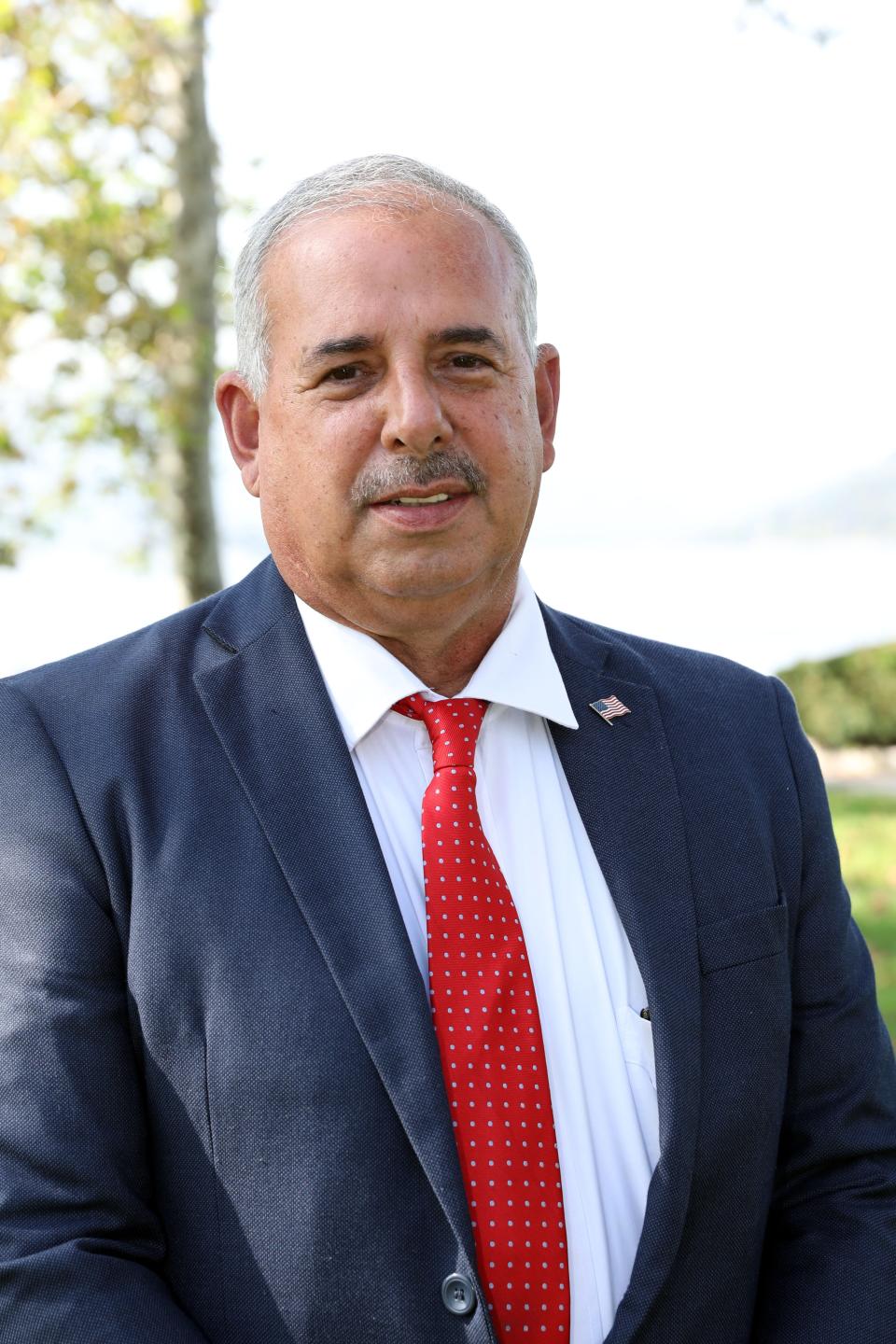 Republican Joe Torres, who is running for Westchester County Board of Legislators in District 1, at the Peekskill waterfront, Oct. 5, 2023.