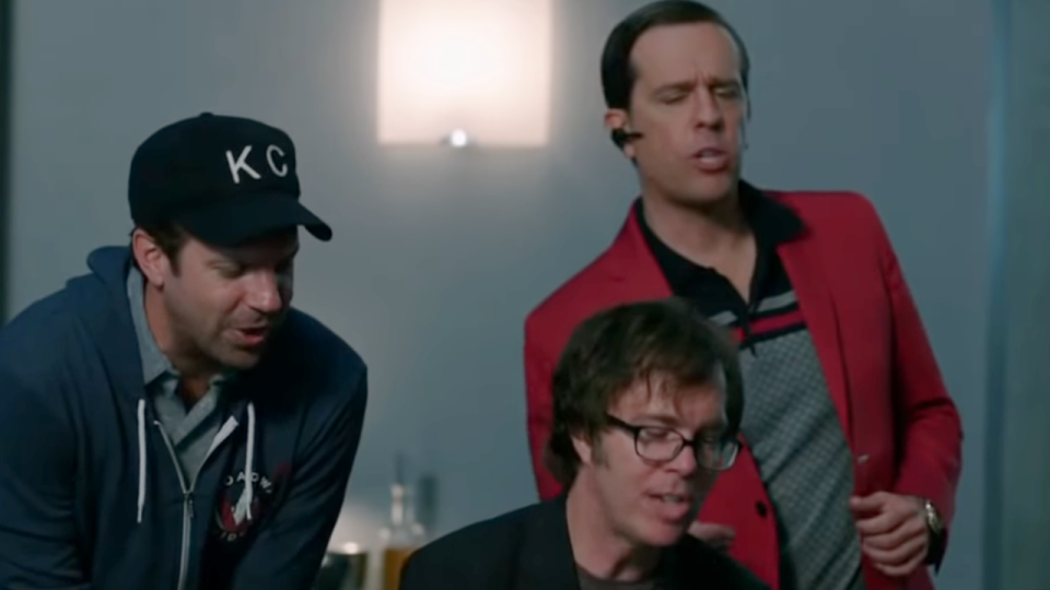 Ed Helms with Jason Sudeikis and Ben Folds in We're The Millers.
