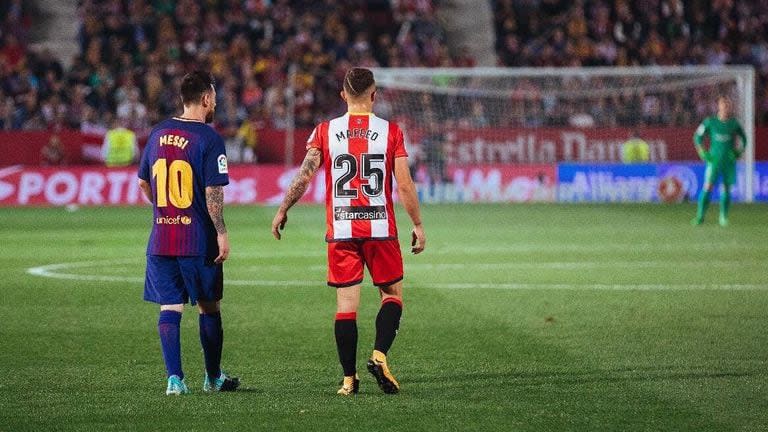Una postal de 2017, Barcelona vs. Girona, Messi vs. Maffeo: ahora, compañeros de selección