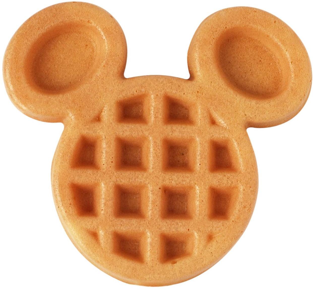 Mickey Mouse–shaped waffle