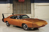 <p>Dodge has produced three Charger Daytonas, but there’s no doubt that the first was the most spectacular of them all. It was one of the <strong>Winged Warriors</strong>, a subset of the <strong>Aero Warriors</strong> built for sale to the public in just enough numbers for them to be eligible for <strong>NASCAR</strong> racing. A regular <strong>Charger</strong> in most respects, it had an aerodynamic nose to reduce drag and an enormous rear wing to increase downforce.</p><p>As well as looking extraordinary, it had a fantastic competition record, at least until the rules were altered to slow all the Warriors drastically. <strong>Bobby Isaac</strong> (1932-1977) won the NASCAR championship in 1970 in a Daytona, while <strong>Buddy Baker</strong> (1941-2015) used his to become the first driver in series history to record an average lap speed of <strong>over 200mph</strong> (at the Talladega Superspeedway) in the same year.</p>