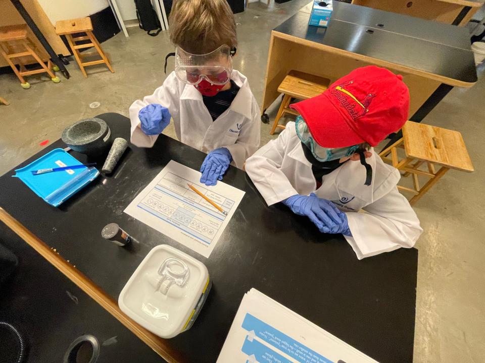 Students at the Discovery Center learned about opioids in the lab during the substance abuse education and prevention program that is set to get funding by the state for the 2022 school year.