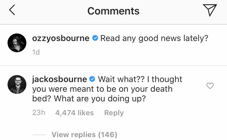 Ozzy Osbourne and Kelly Osbourne | Kelly Osbourne/Instagram