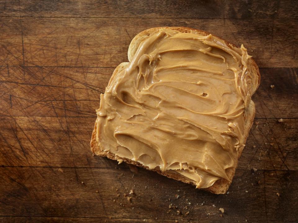 8) Toast With Nut Butter