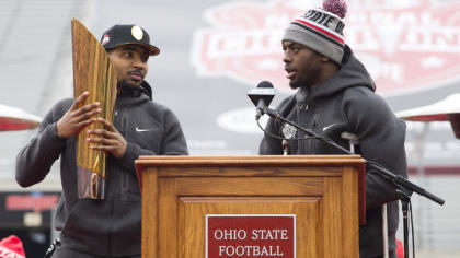 J.T. Barrett's father says that if healthy, Braxton Miller should be considered as Ohio State's starting quarterback.