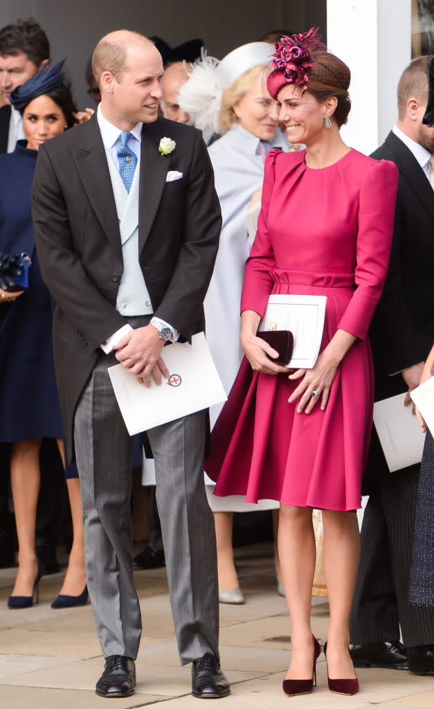 The Duchess of Cambridge at Princess Eugenie’s wedding on October 12, 2018