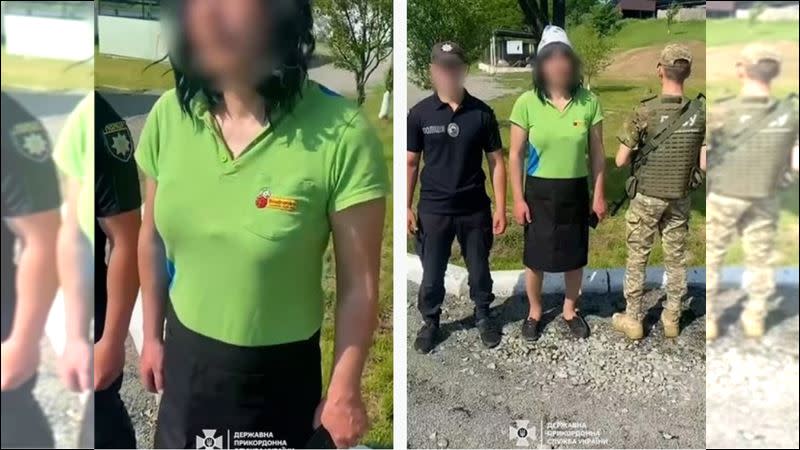 烏克蘭一名44歲男子，疑似為了躲避徵召，假扮親妹試圖闖越邊境被抓包。（圖／翻攝X）