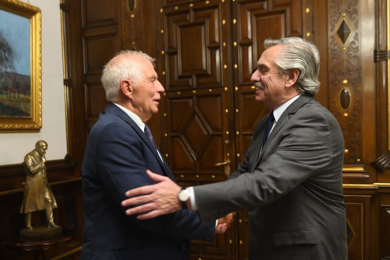 El presidente Alberto Fernández se reunió con Josep Borrell, Alto Representante de Asuntos Exteriores de la Unión Europea