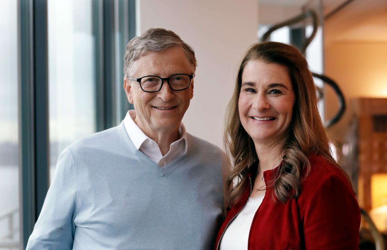 Bill Gates and Melinda French Gates in 2019.