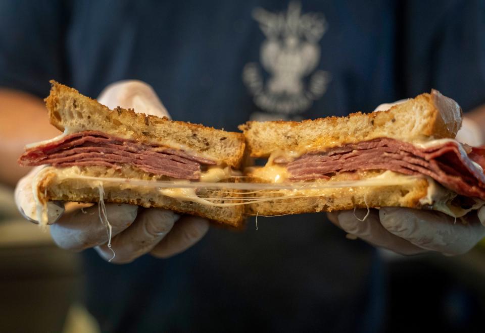 The Reuben sandwich is a customer favorite at Duke's Lazy Loggerhead Café in Jupiter. The café will serve its last meal Aug. 12.