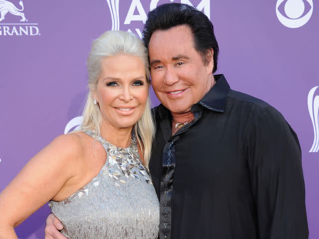 <p>Rick Diamond/ACMA2012/Getty</p> Kathleen McCrone (L)and singer Wayne Newton arrive at the 47th Annual Academy Of Country Music Awards