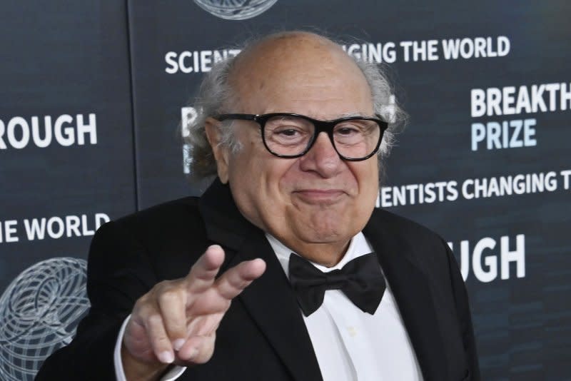 Danny DeVito attends the Breakthrough Prize Awards in April. File Photo by Jim Ruymen/UPI