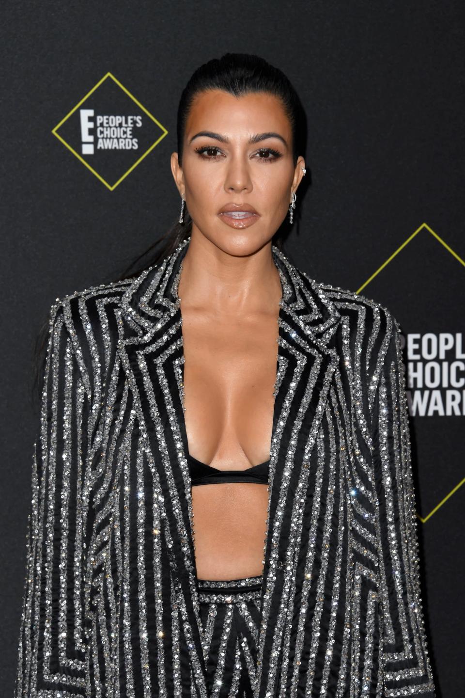 <p>In 2010, Kourtney Kardashian told <strong>Nightline</strong> that <a href="http://abcnews.go.com/Nightline/kardashians-nightline-interview/story?id=10689693" class="link rapid-noclick-resp" rel="nofollow noopener" target="_blank" data-ylk="slk:she's had her breast done">she's had her breast done</a>, but she wasn't ashamed about having the procedure done at all. "I have had breast implants, but it's so funny 'cause it's not a secret, I could care less," she said.</p>