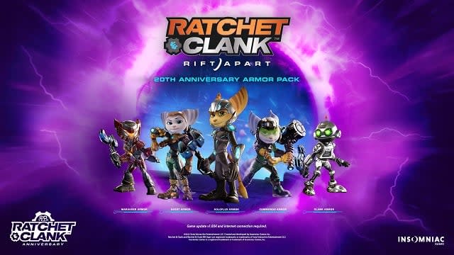 Ratchet & Clank: Rift Apart Free DLC Celebrates 20th Anniversary Today