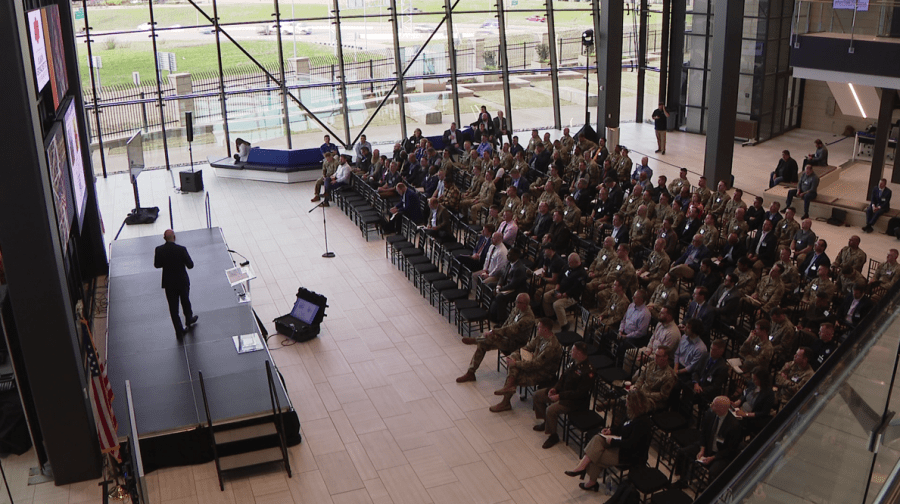 OK National Guard holds Counter Unmanned Aircraft Systems symposium. Image KFOR.