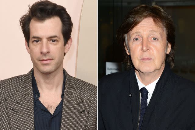 <p>VALERIE MACON/AFP via Getty, Dave J Hogan/Getty</p> Mark Ronson and Paul McCartney