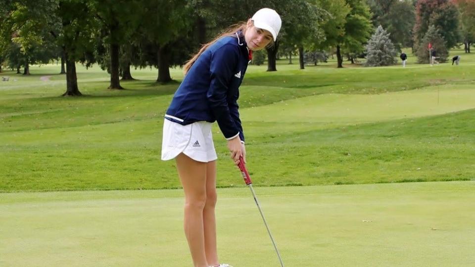 Garaway High School graduate Jocelyn Troyer, a senior at Malone University, won the girls collegiate title of the First National Bank Junior Golf Tour Tournament of Champions Monday.